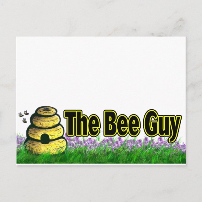the bee guy postcard (Front)