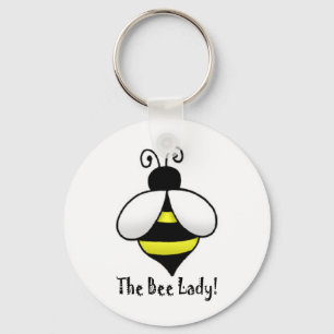 The Bee Lady Keychain