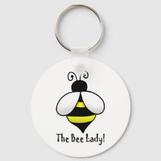 The Bee Lady Keychain