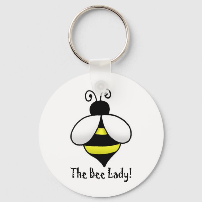 The Bee Lady Keychain (Front)