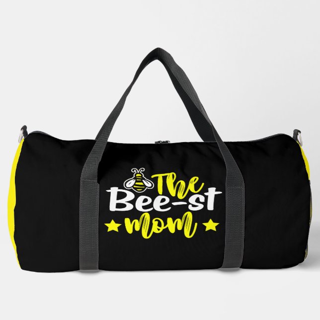 The Bee-st Mom  Duffle Bag (Front)