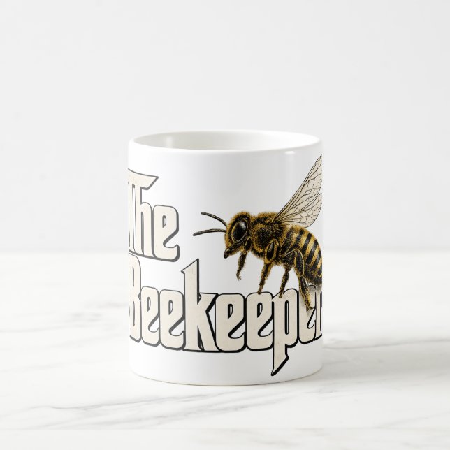 The Beekeeper | Bee Keeper Keeping Apiary Cool Fun Coffee Mug (Center)