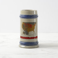 The Beer Belly of America Beer Stein