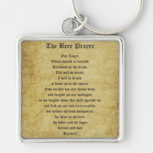 The Beer Prayer Keychain