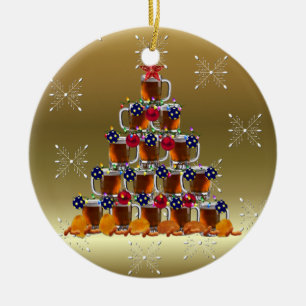 The Beer Tree Ceramic Ornament