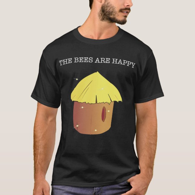 The Bees Are Happy Valheim T-Shirt (Front)
