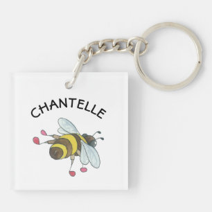 The bee's knees custom keychain