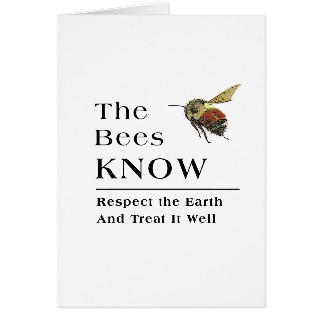 The Bees Know (Front)