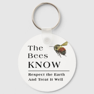 The Bees Know Keychain