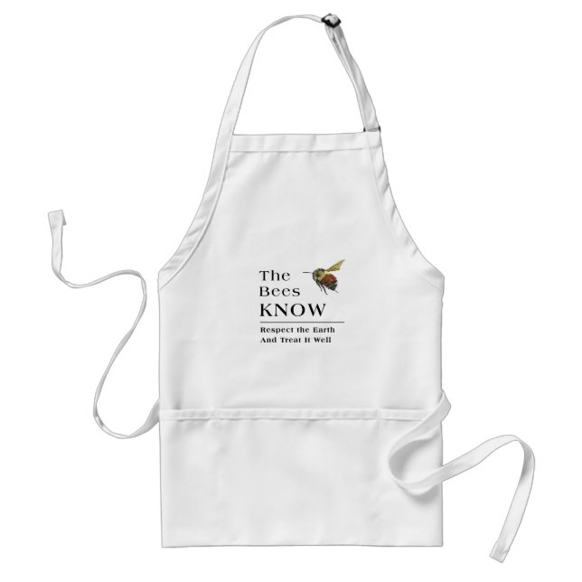 The Bees Know Standard Apron (Front)