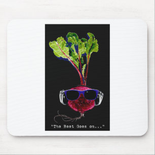 The beet goes on-dark mouse pad