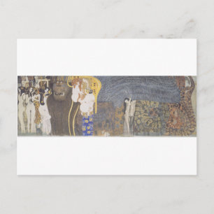 The Beethoven Frieze: The Hostile Powers. Far Wall Postcard