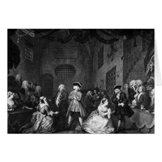 The Beggar's Opera, Scene III, Act XI, c.1728 (Front Horizontal)