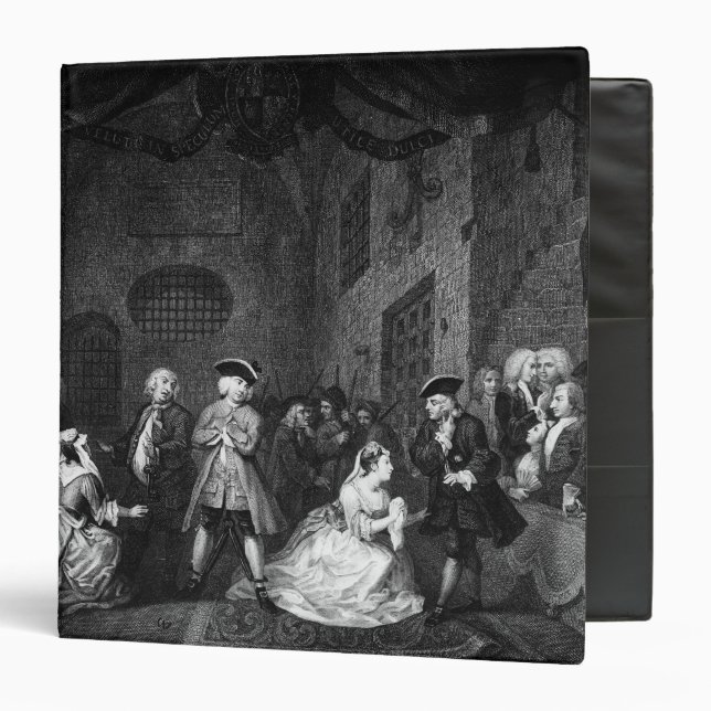 The Beggar's Opera, Scene III, Act XI, c.1728 Binder (Front/Inside)