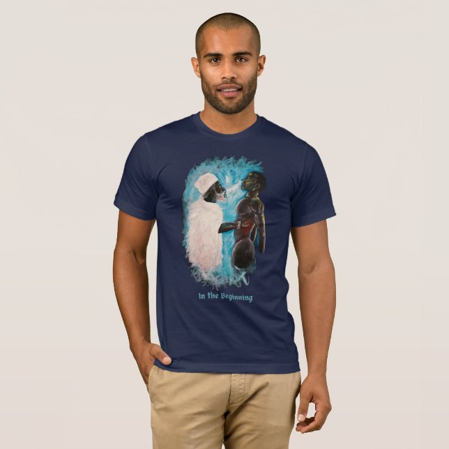 The Beginning Men's Relaxed T-shirt (Front Full)