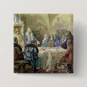 The Beginning of Church Dissidence in Russia 2 Inch Square Button