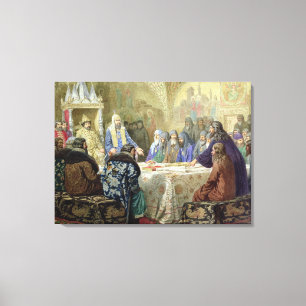 The Beginning of Church Dissidence in Russia Canvas Print