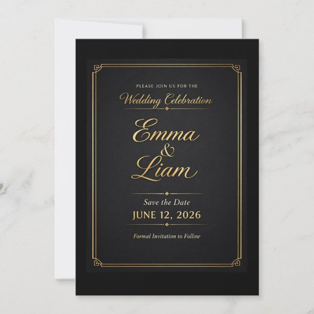  The Beginning of Our Forever Invitation (Front)