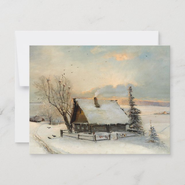 The Beginning of Spring | Alexei Savrasov  Holiday Card (Front)