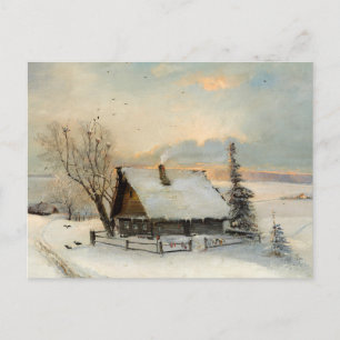 The Beginning of Spring   Alexei Savrasov  Postcard