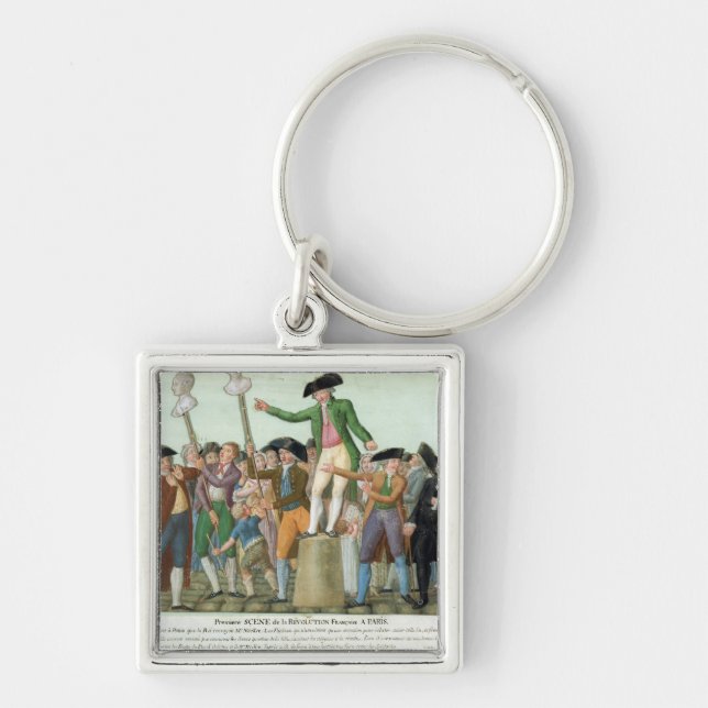 The Beginning of the French Revolution Keychain (Front)