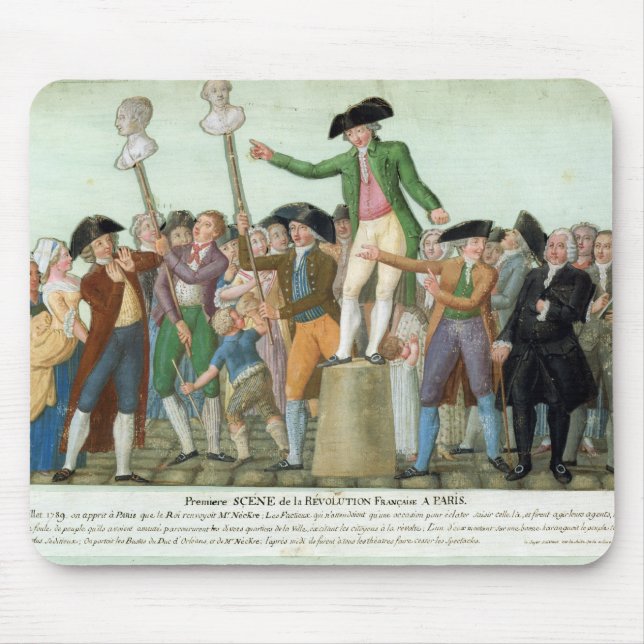 The Beginning of the French Revolution Mouse Pad (Front)