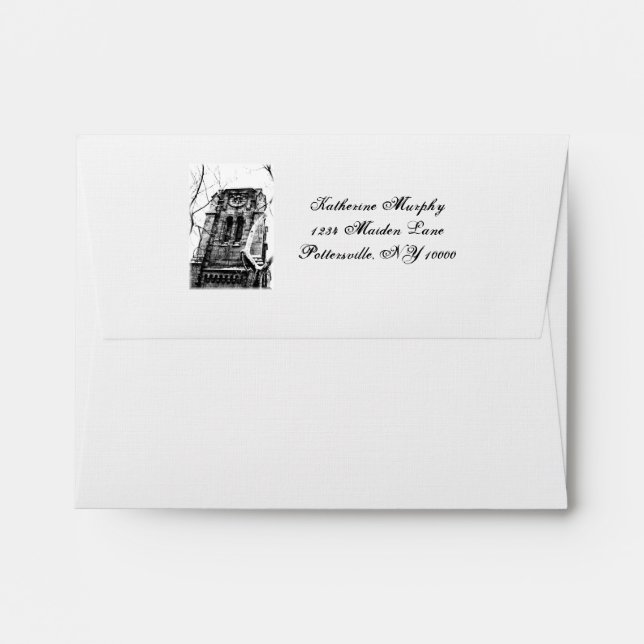 'The Bell Tower' Envelopes (Back (Top Flap))