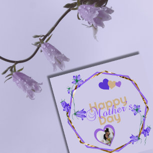 The bellflowers - Customizable Mother’s Day card