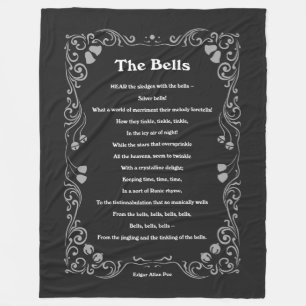 The Bells by Edgar Allan Poe Fleece Blanket