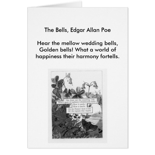 The Bells Poem Tells of a Wedding (Front)