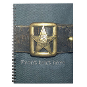 The BELT of the OFFICER of the red army of the RSF Notebook