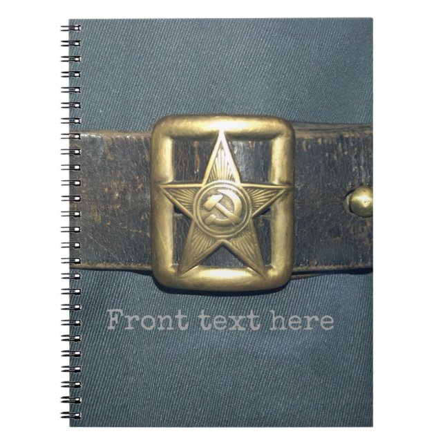 The BELT of the OFFICER of the red army of the RSF Notebook (Front)