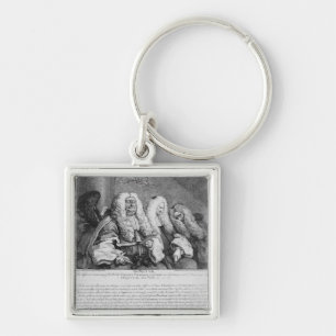 The Bench, 1758 Keychain