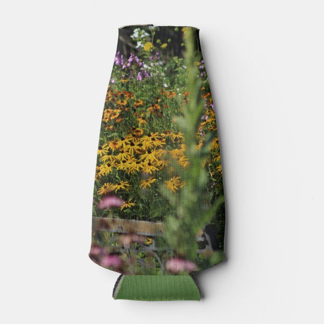 The Bench in the Tent Gardens Bottle Cooler (Front)