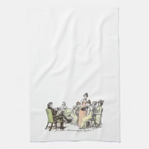 The Bennet Family - Jane Austen Pride & Prejudice Kitchen Towel