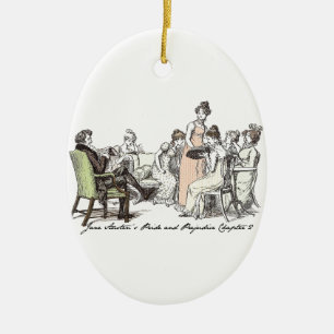 The Bennets of Longbourn - Jane Austen's P&P Ceramic Ornament