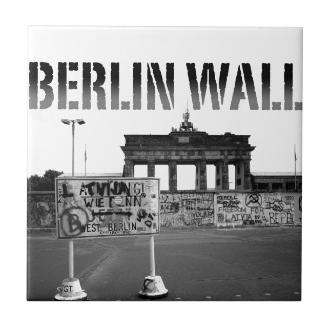 The Berlin Wall Germany 1989 - Pro Photo Tile (Front)
