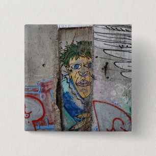 The Berlin Wall - Germany 2 Inch Square Button