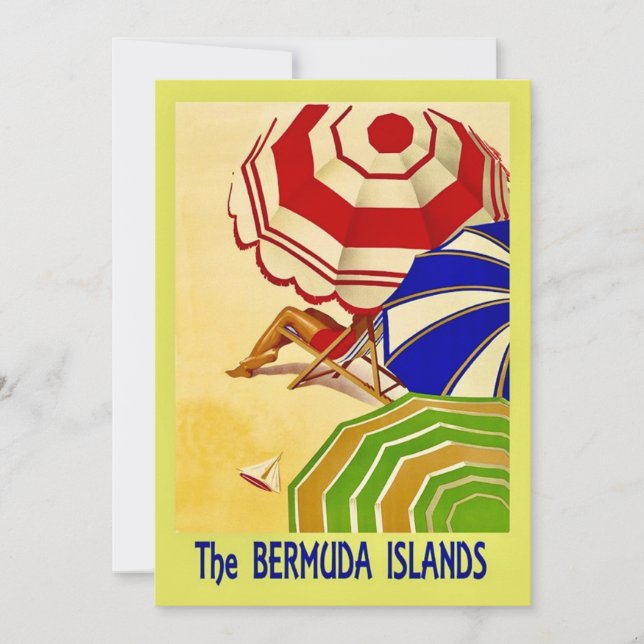 The Bermuda Islands 5x7 Big Postcard (Front)