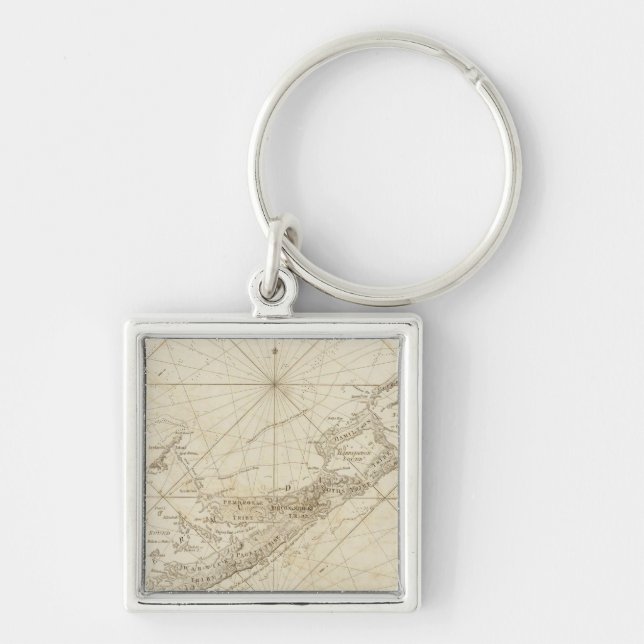The Bermudas or Summer's Islands Keychain (Front)