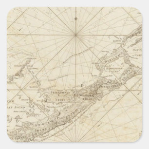 The Bermudas or Summer's Islands Square Sticker