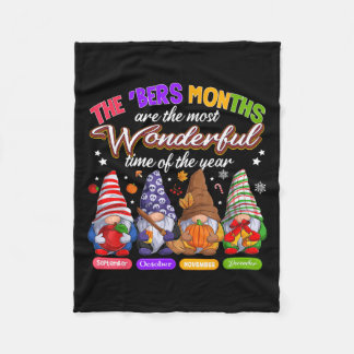 The Bers Months Are The Most Wonderful Time Of The Fleece Blanket