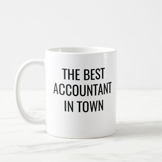 The Best Accountant In Town Coffee Mug (Left)