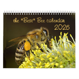 The Best Bee Calendar 2025 w/Photos & Descriptions