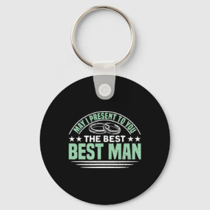 The Best Best Man Bachelor Party 1 Keychain
