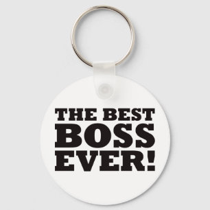 The Best Boss Ever Keychain