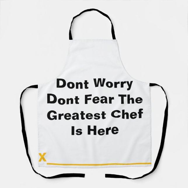 The Best chef Apron (Front)