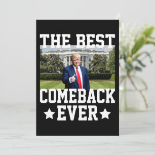 The Best Comeback Ever Trump 47th President Holiday Card