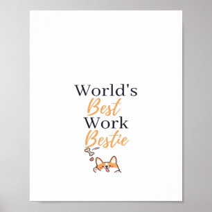The Best Coworker In The World Graphic Poster
