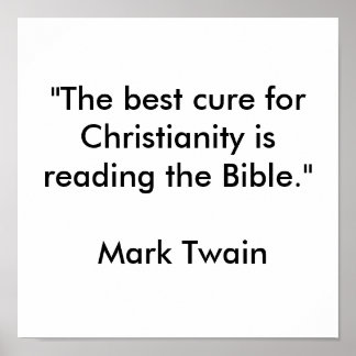 "The best cure for Christianity Poster